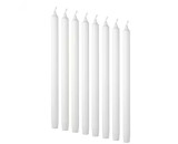 White candles 6pcs pack